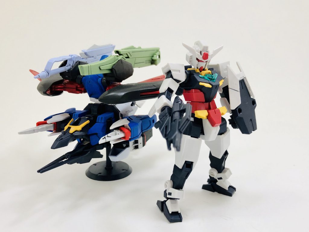 コアガンダムは後々オリジナルカラーに塗る予定なのでまだ素組。