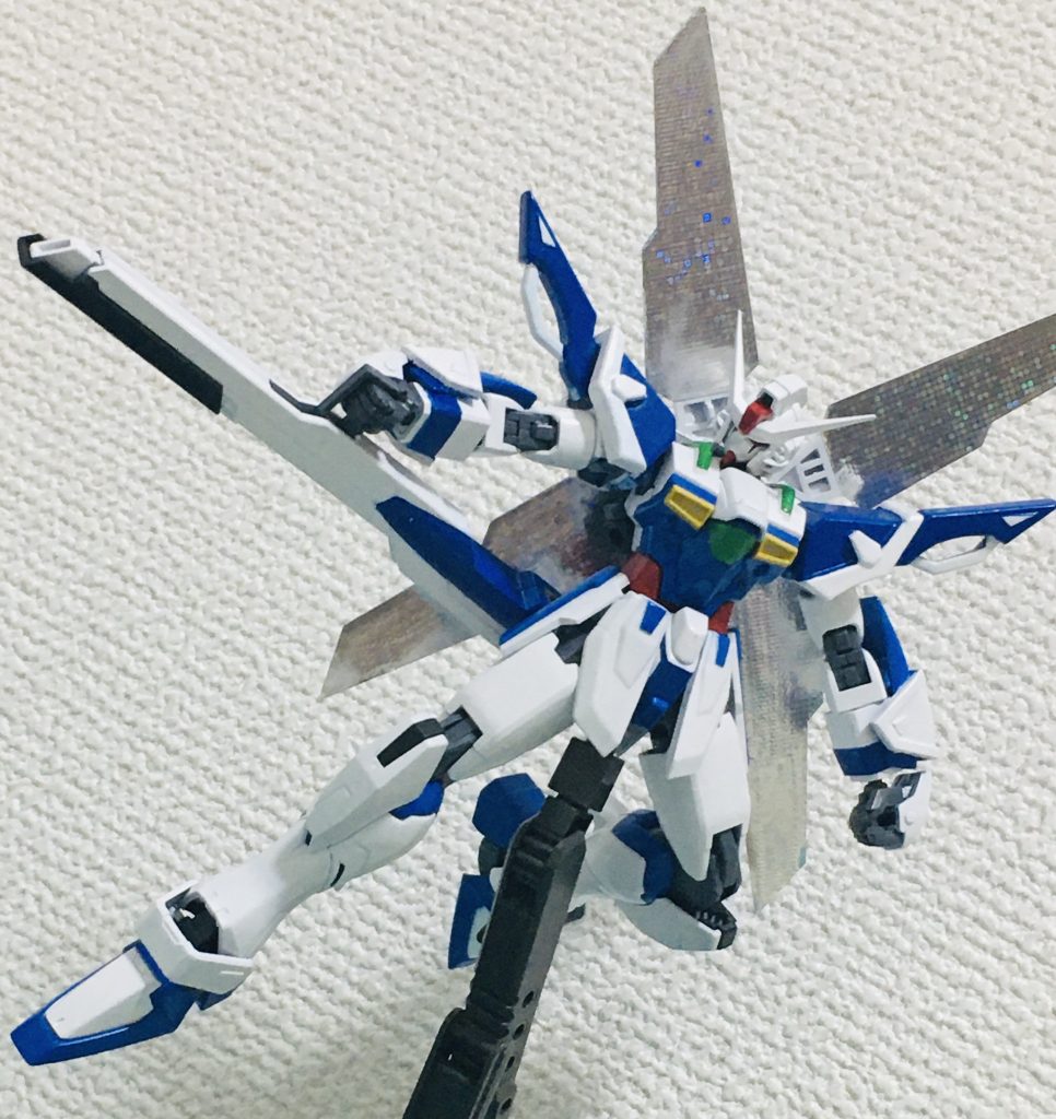 サテライトキャノン構えてみました
そもそもガンダムブレイカーモバイルでアルテミスのバックパック使ったことないので、どんな構え方するのか知らないんすよねぇ