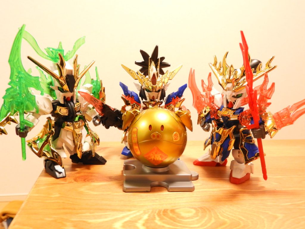 三国創傑伝の限定品(メッキver)もありました。
現在制作中のため完成次第アップします。