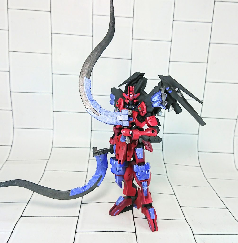 みんな大好きショーテルです。サンドロックはヒートですが、鉄血らしくヒート設定なしで。切ると言うより切り潰す。