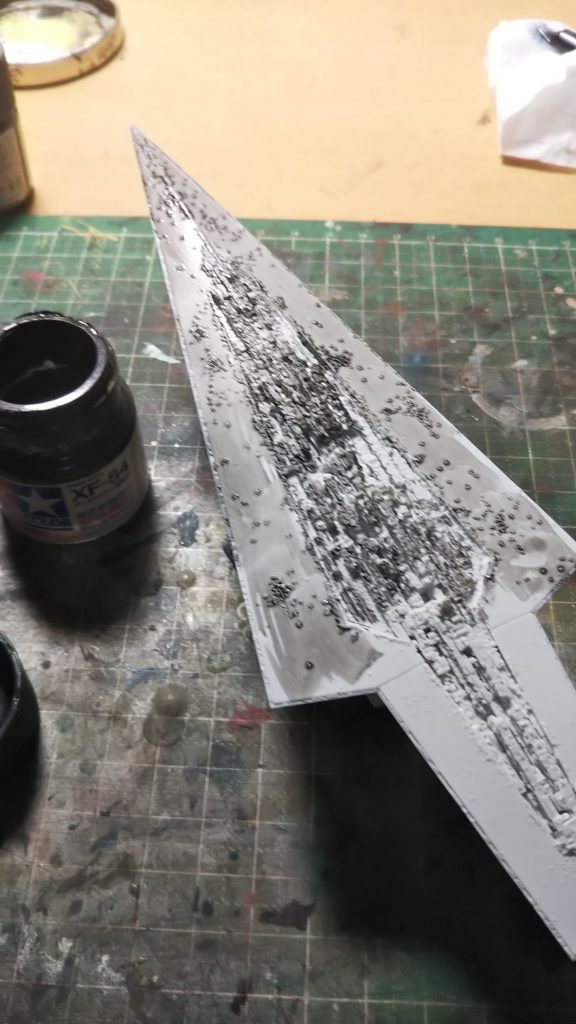 前日の別過程 ザクも塗りたくなる