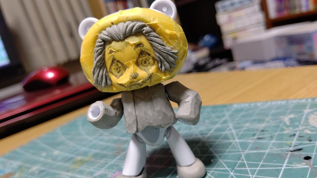 下書きの顔怖っ!!