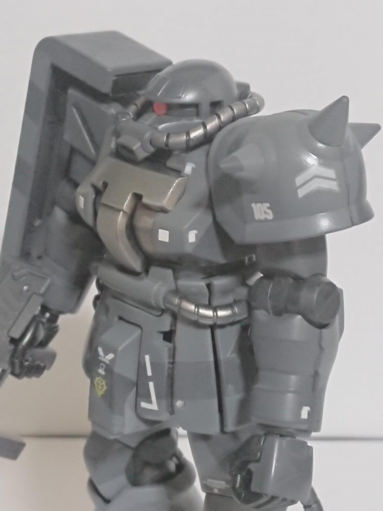 ザクⅡF2 フェリス迷彩風 HGUC–4枚目/制作者：ＨＨ