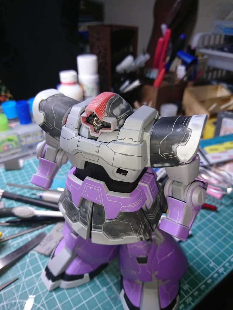 塗装前の仮組み状態です。