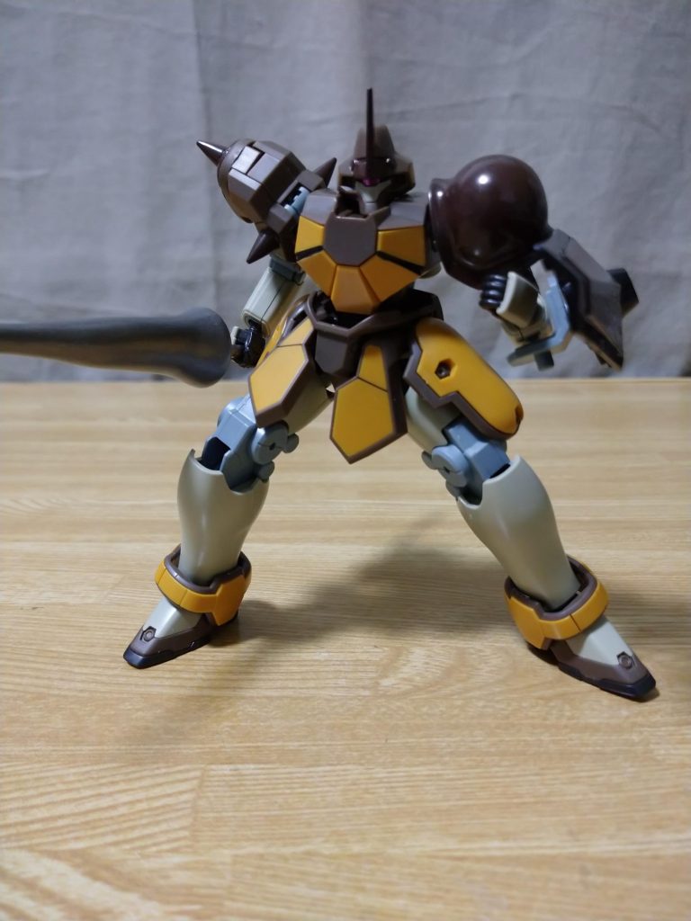 ランスを構えた状態