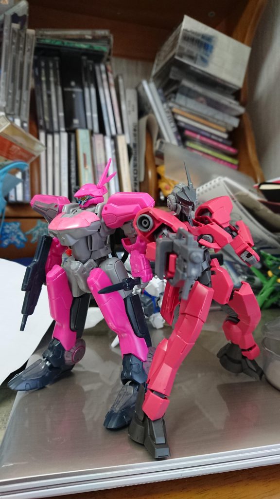 モチーフのバンダイ製エステバリス陸戦フレーム。バンダイさん、ガンダムとエヴァばかり優遇しないで、エステバリスのリバイブを出してくれ~