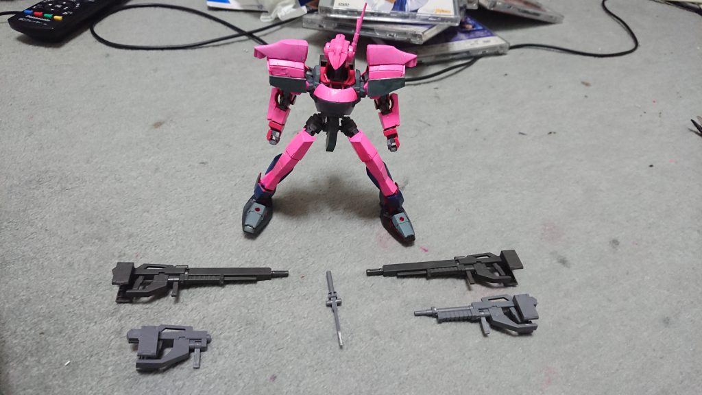 モチーフは勿論、機動戦艦ナデシコの人型兵器・エステバリス陸戦フレーム。