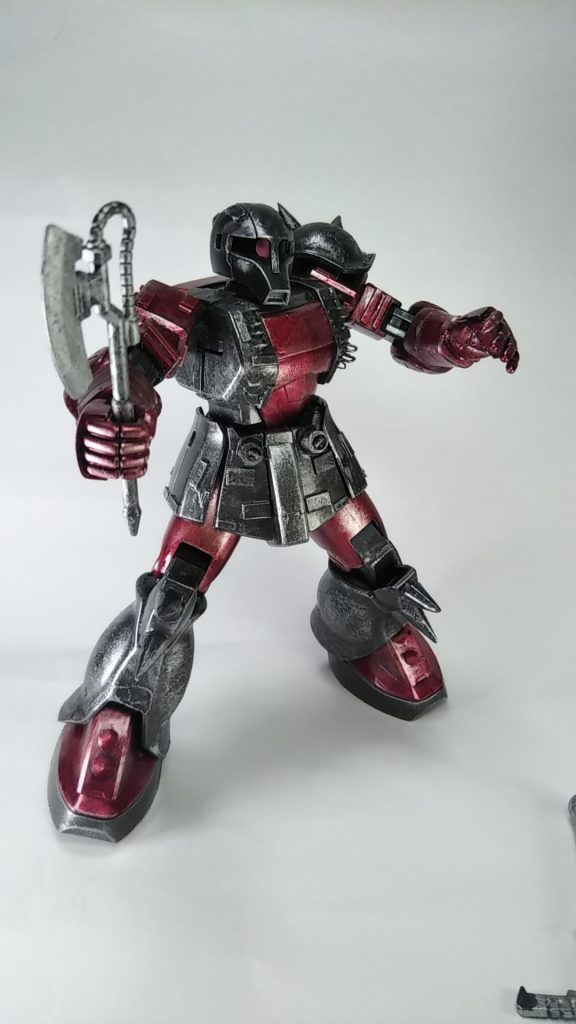 …実はマシンガンのパーツを紛失しました。武器類はシルバー→赤鉄色の順。