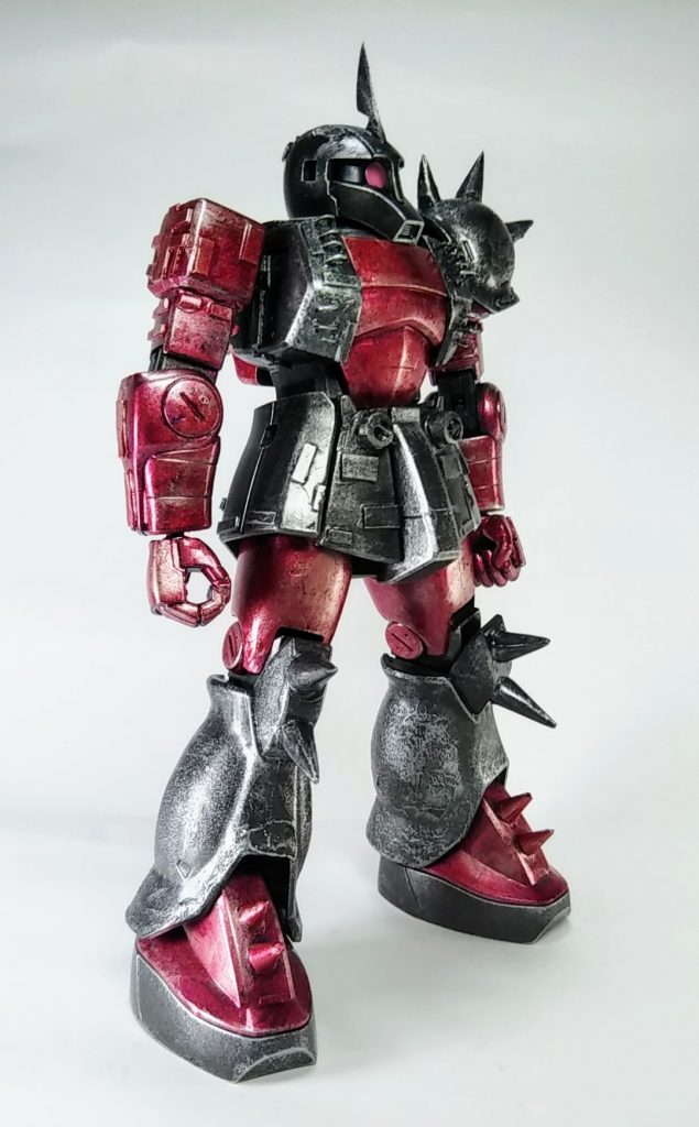 今回の塗装はピューター仕上げにしてみました。