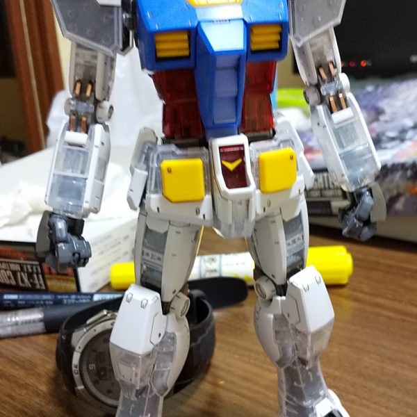 ガンダム大地に立つ。