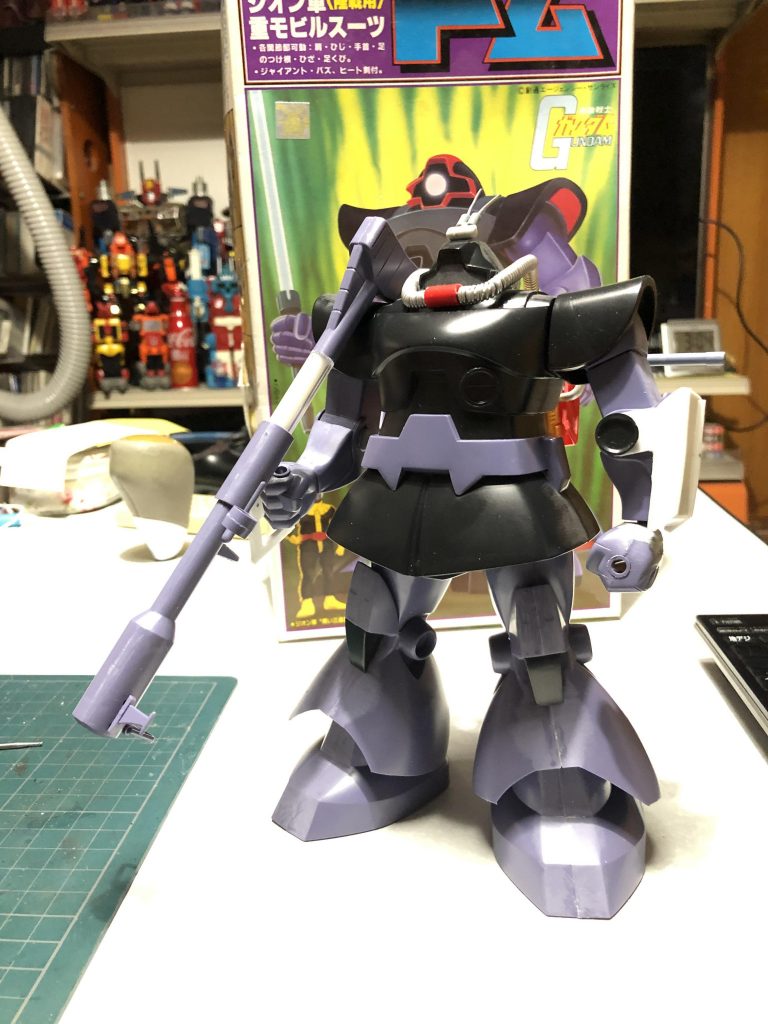 旧キット1/100「ドム」–9枚目/制作者：GORO55