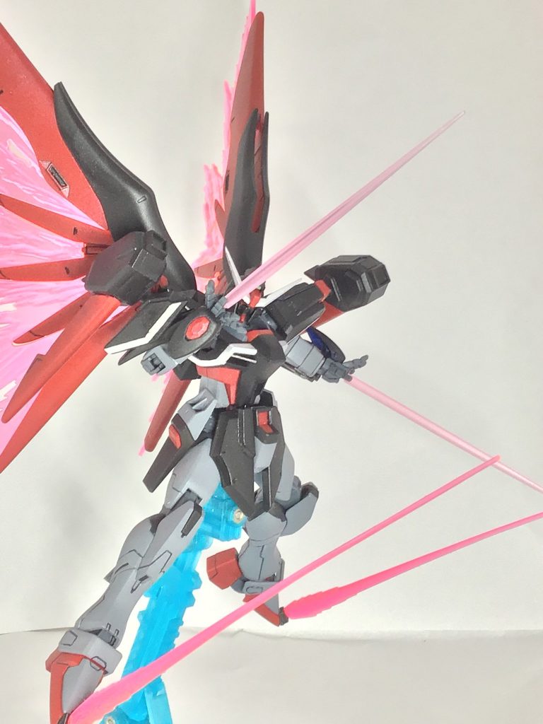 全ビームソードを同時展開。さすがに派手になりますね・・・