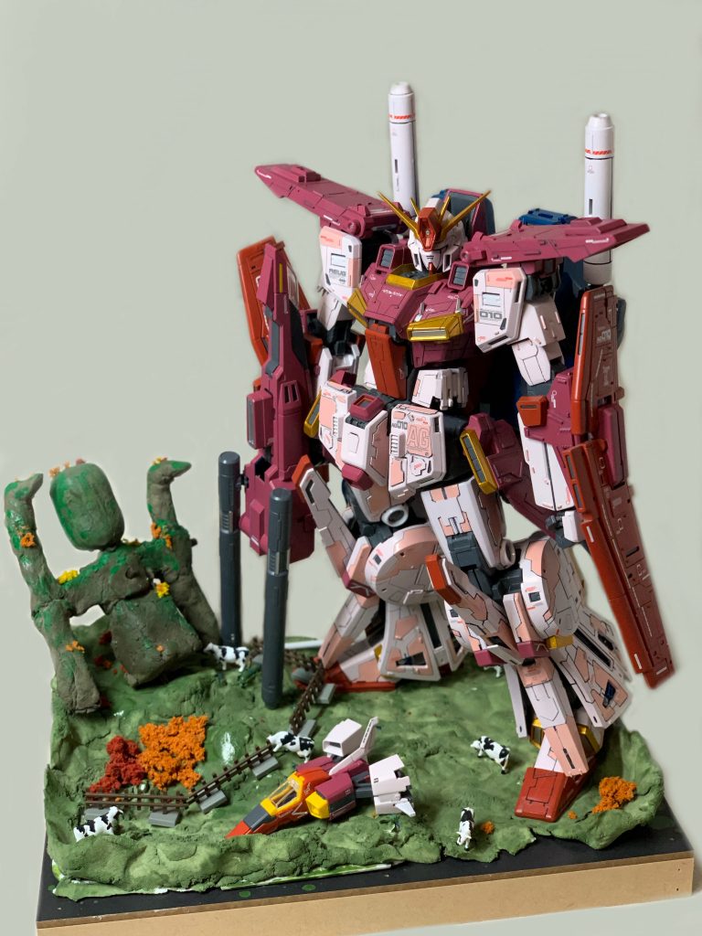 GBWC応募写真。左が以前ジュドーが動かしたキャトルをイメージして作りました。