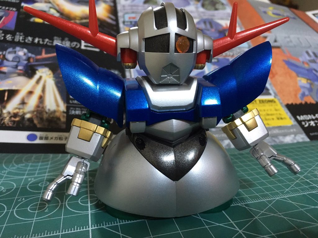 元キットはSDパーフェクト・ジオング、戦車は典韋アッシマー&賈詡アシュタロンのキットに付いてきた攻城兵器・闘艦形態のアレンジです。
以上、閲覧頂きありがとうございました。