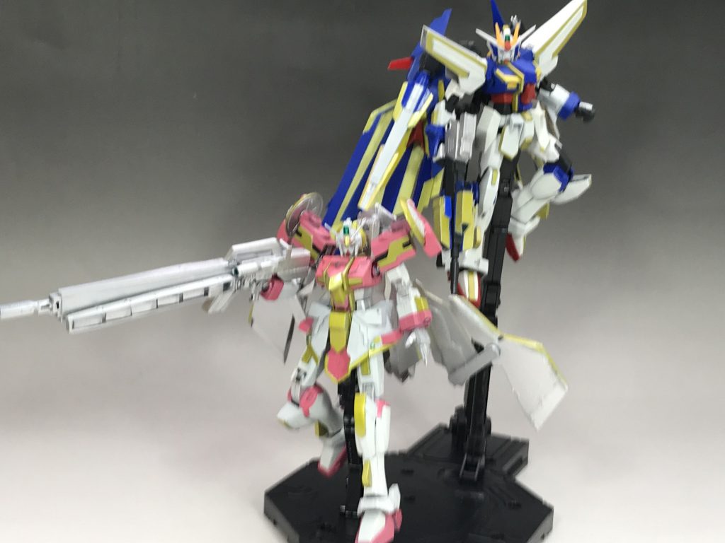 以前に作ったヴァリアントとこの2体が並んでるのがたまらない