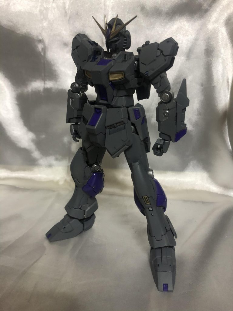 RG ν GUNDAM TEST TYPE–2枚目/制作者：@UnderSignalTake