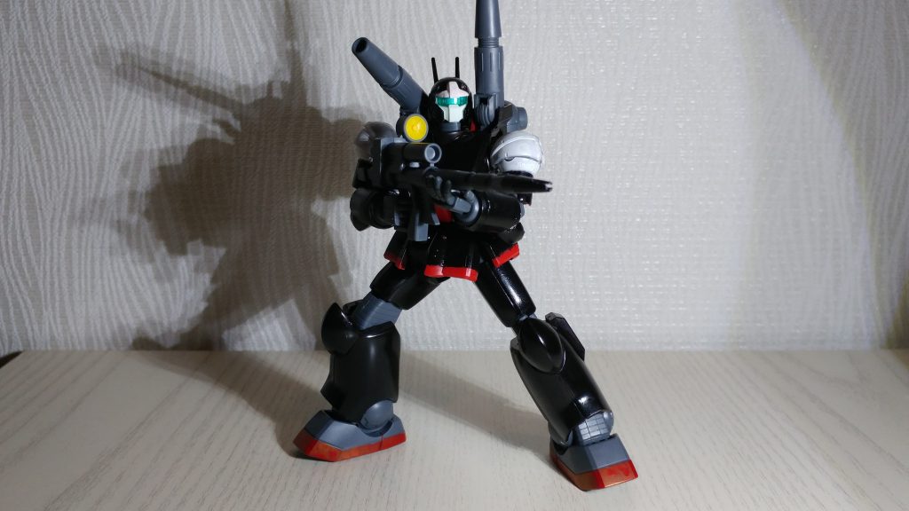 ライフルの先端は黒のマーカーで塗装(先端が見えづらくてすいません🙇)