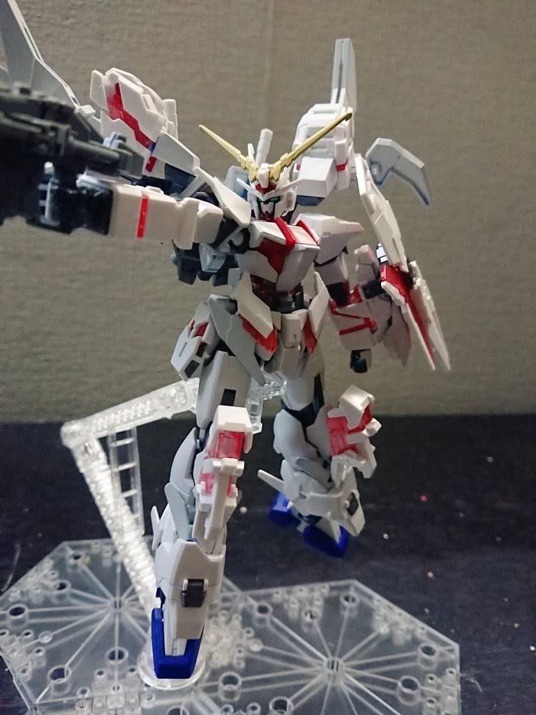 羽はなにもしてない。付けただけ♪

腕つける際に凸を削っている。

他はぺたぺたと貼った。