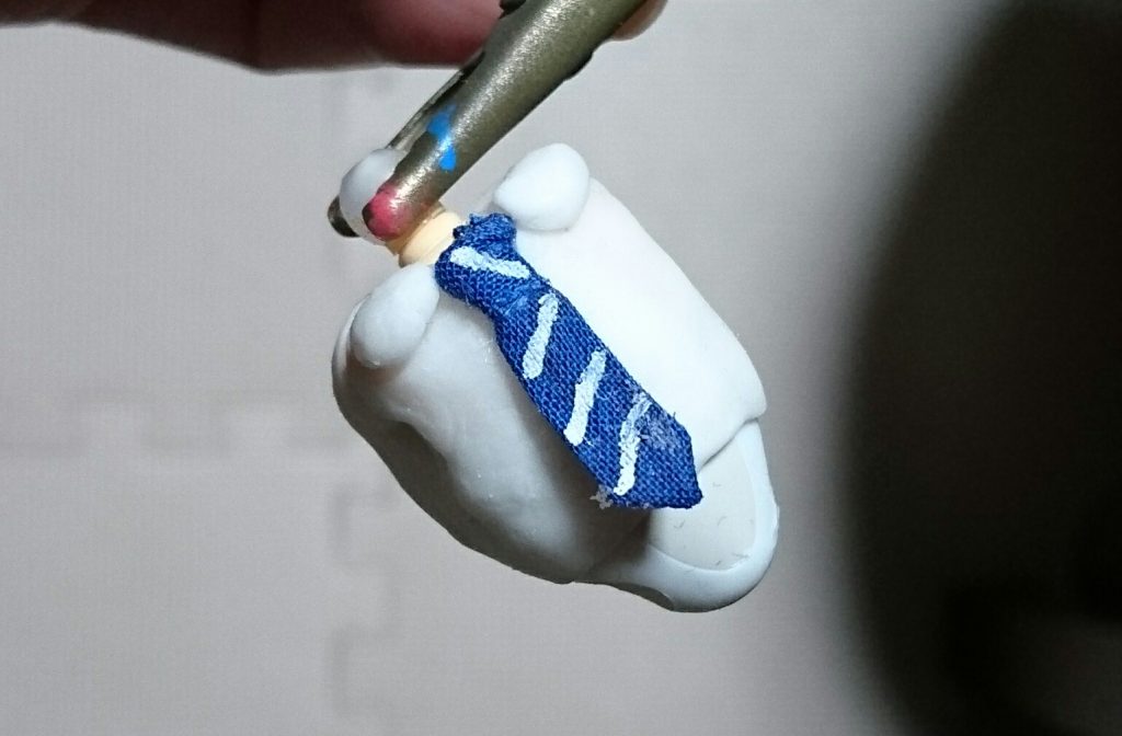 途中経過。
服は徐々に着せていくかんじです。