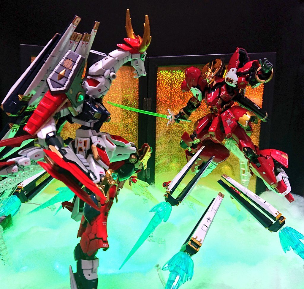 最後は同じ構図を龍神モードで。

Twitterでも投稿してますが、今作りかけのリアル武者が沢山あるので、しばらくこのシリーズをやろうかと思ってます。

それでは、皆様の感想お待ちしていますm(__)m
最後まで見て頂きありがとうございました。

次回を待て！٩( ᐛ )وｵｰ！