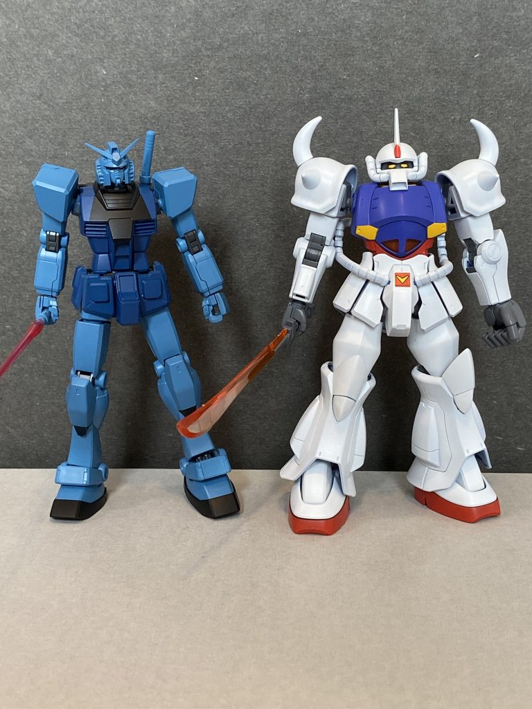 ということで「俺がお前でお前が俺で」。ガンダムとグフです。