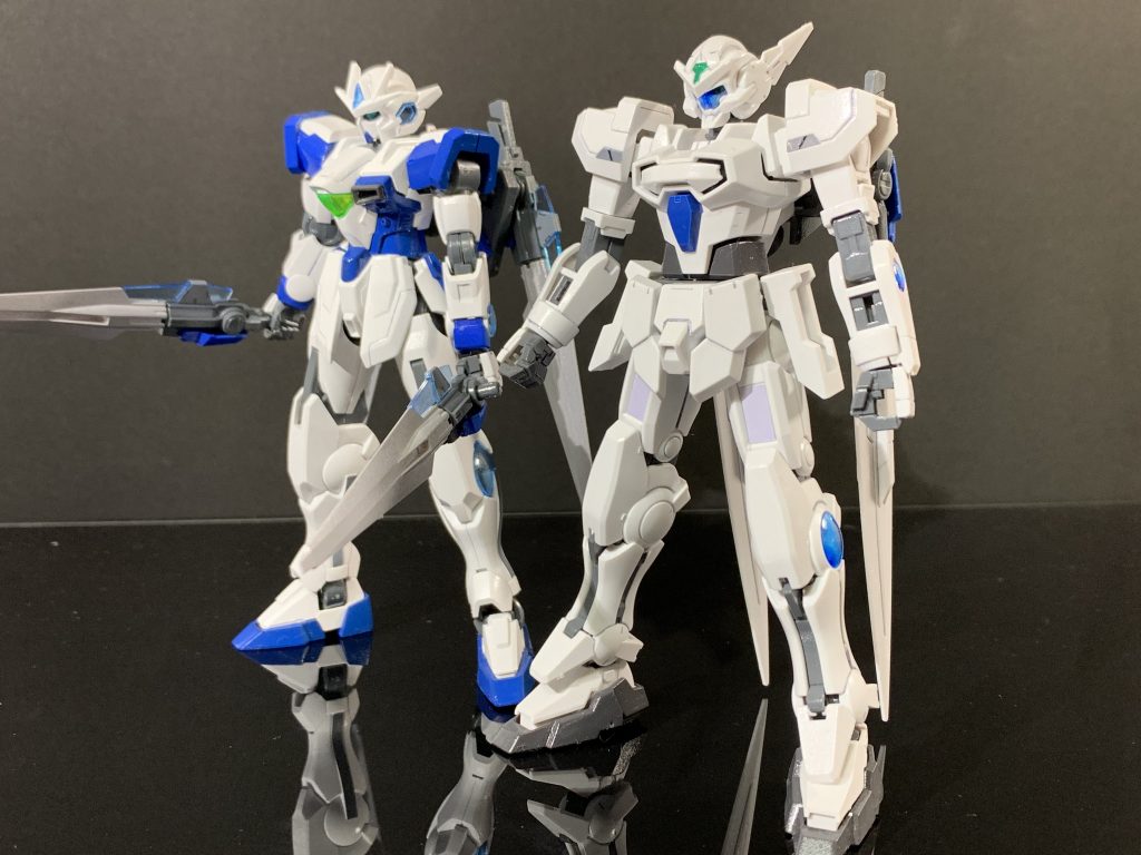 奥が完成したガンダムシリウス。見事小型軽量化に成功した模様。