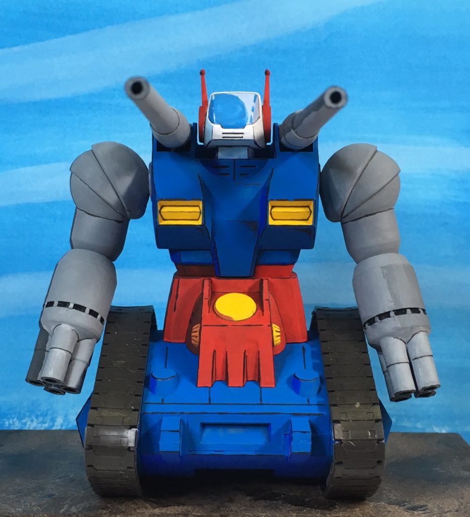 無限軌道は軟質素材なので塗っていませんが、それほど違和感なく気に入ってます。