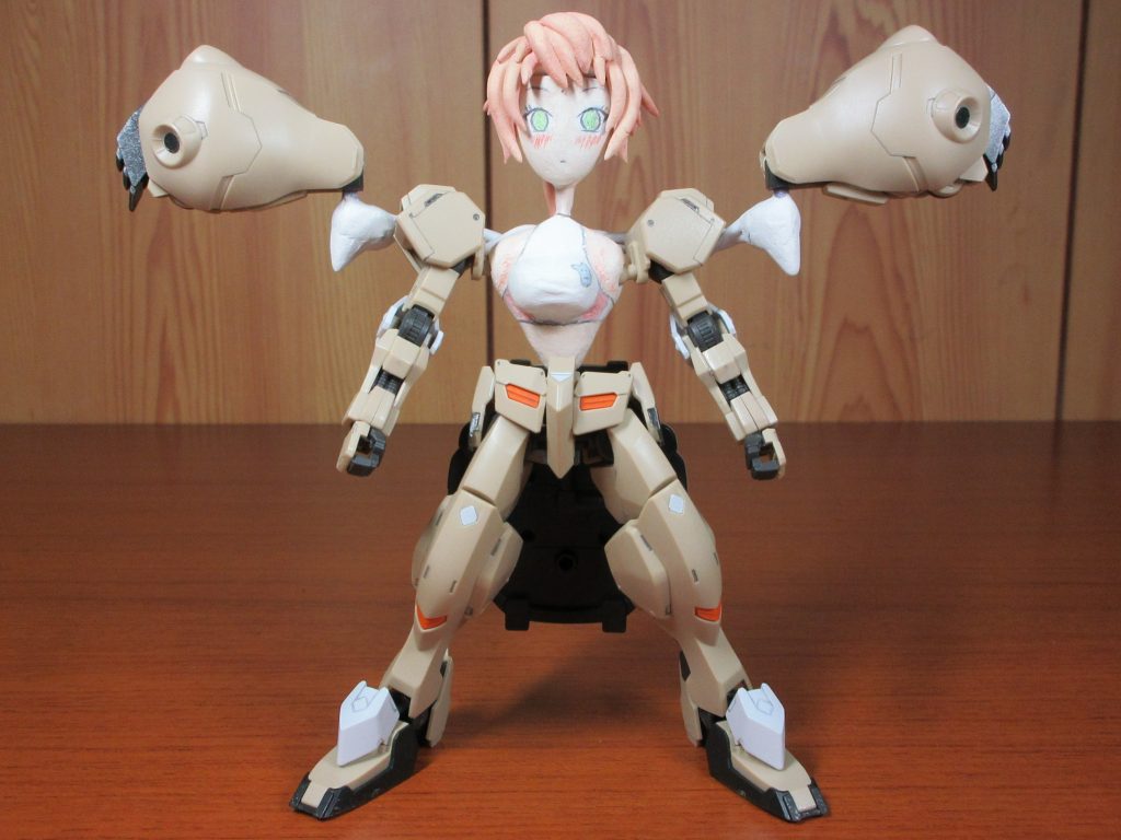 全身像。
外見のモデルはホシノ・フミナちゃんです。