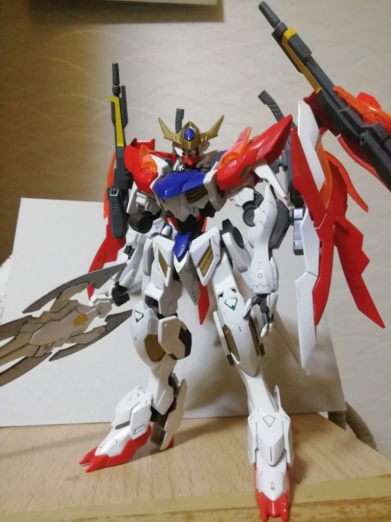 組み合わせただけの状態。本当はこのまま塗装しただけの強化前の状態もあったのですが、ちゃんとした写真が残っていませんでした…不覚です。