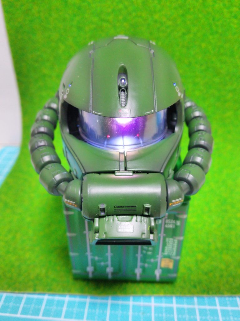 モノアイLED 光ファイバーで発光。