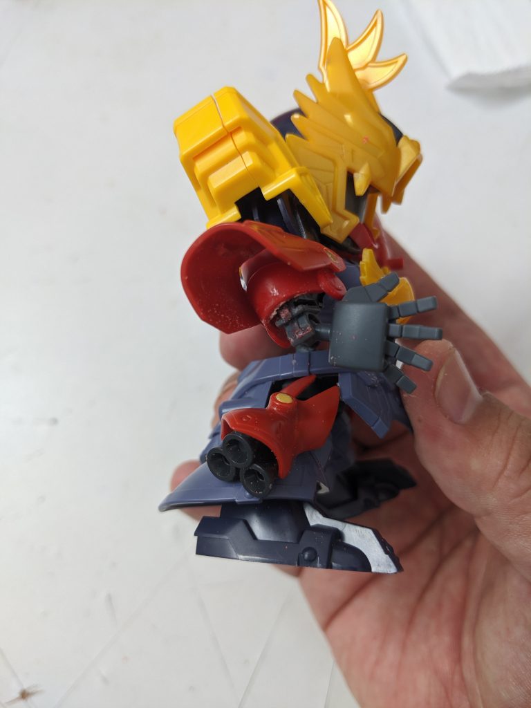 脚のバーニアはナイチンの腕