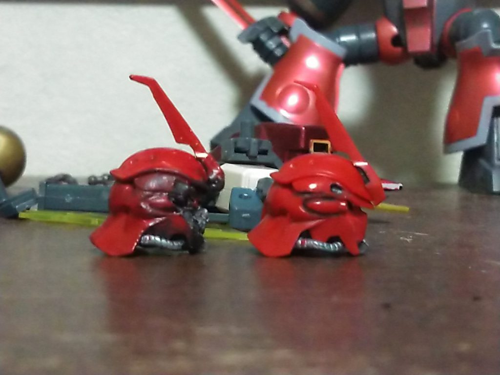 アピールショットに乗り切らなかったのでこちらにもアピールショットを掲載。
ダメージ加工の横顔が凄く締まるなぁ…