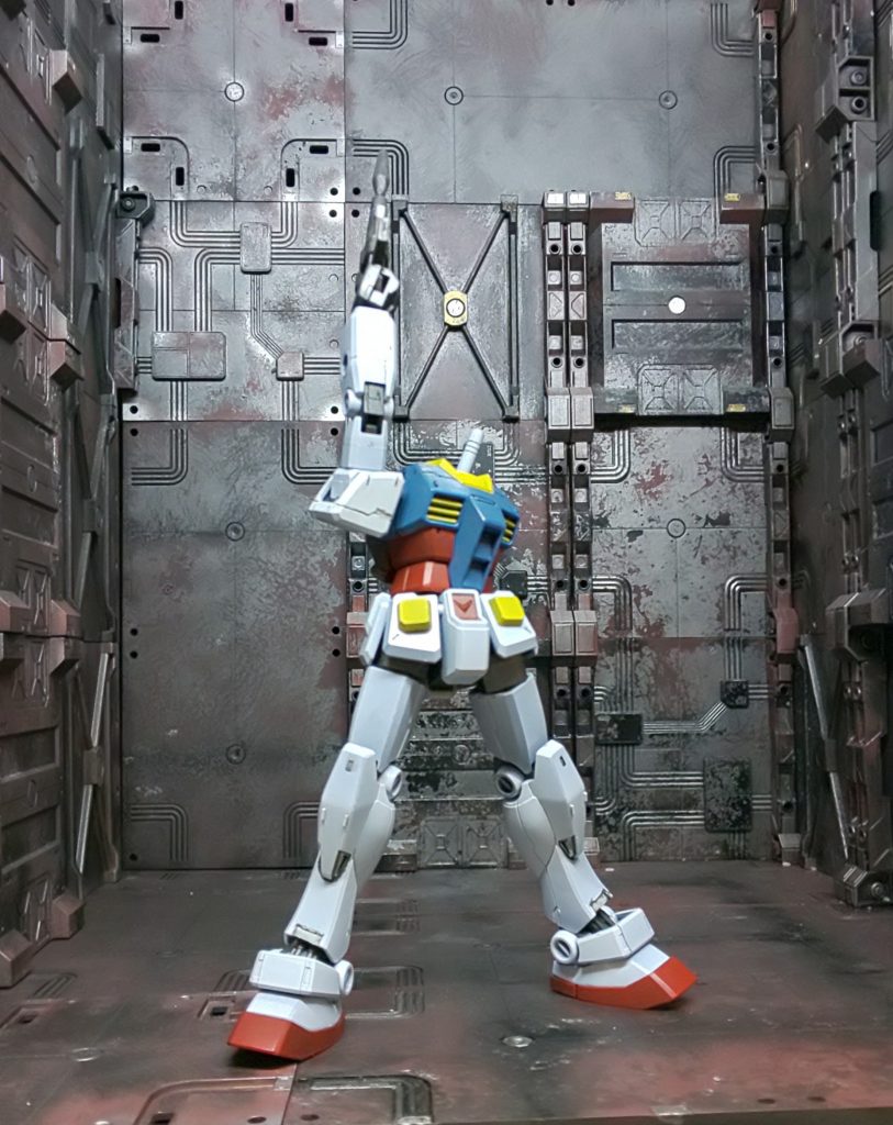 ラストシューティング!!
ガンダムを作ったら
やはりこれは再現したくなりますよね!