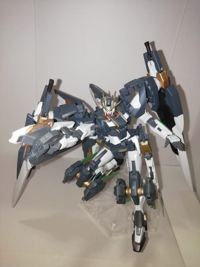 GNソードライフルXで射撃！またオリジナルネーミングを付けてます。