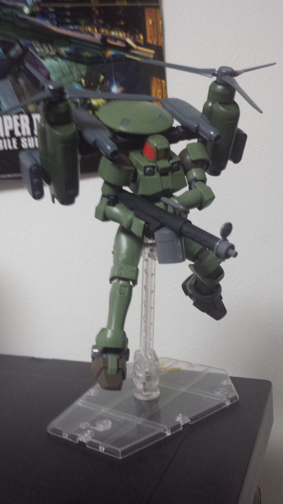 上空の敵に対しても対応可能な上、地上戦ではティルトローターの性能を活かして、低空飛行やホバリング、ホバー移動が可能となった。