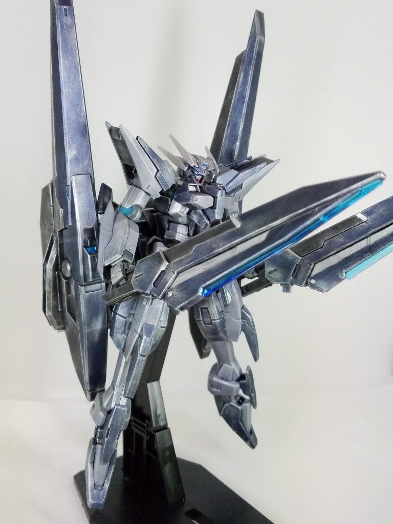 ソードライフル持たせて‼️
ツインアイ反射するように撮影‼️