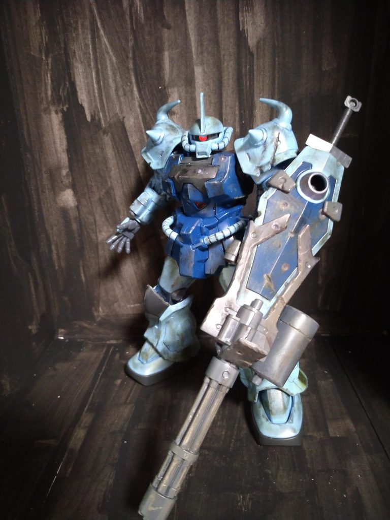 加工後。ここからさらに少し汚して完成しました。