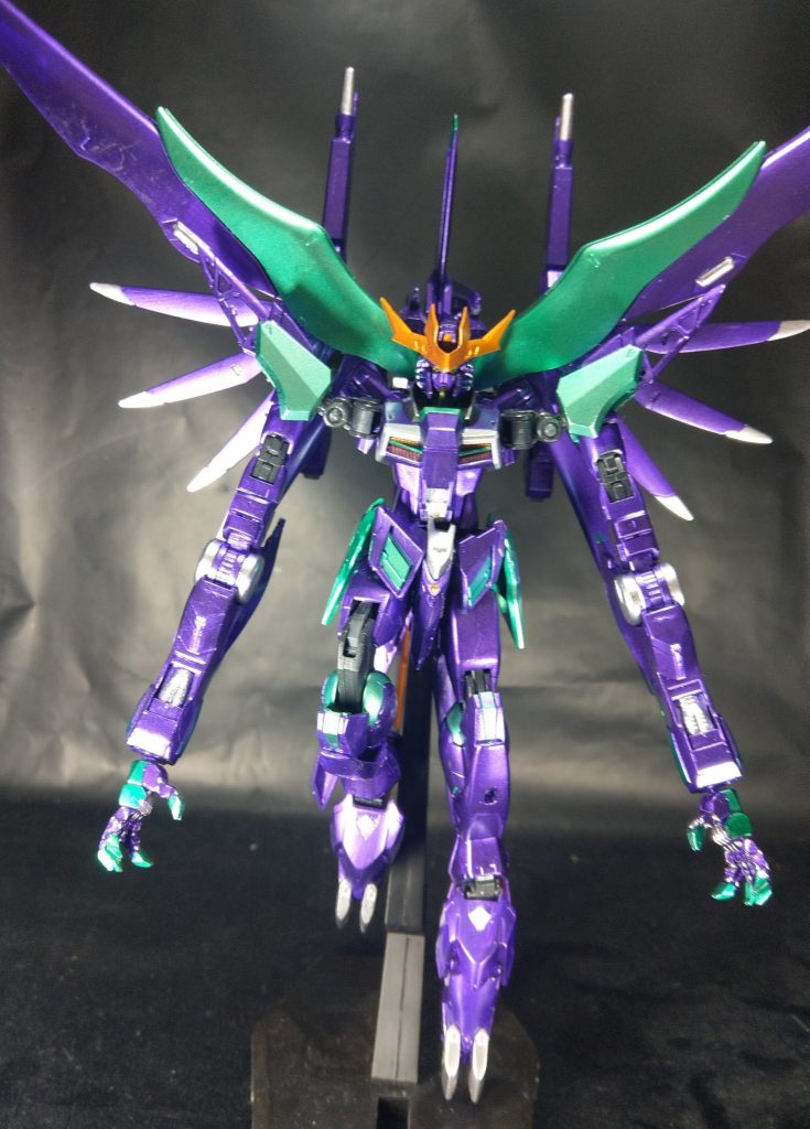 降臨ポーズ
手はコトブキヤのワイルドハンドを使いました