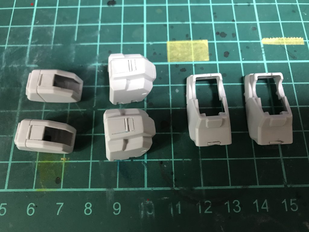 大した改造はしてないのですが伸ばしランナーを数か所、埋め込んでみました。