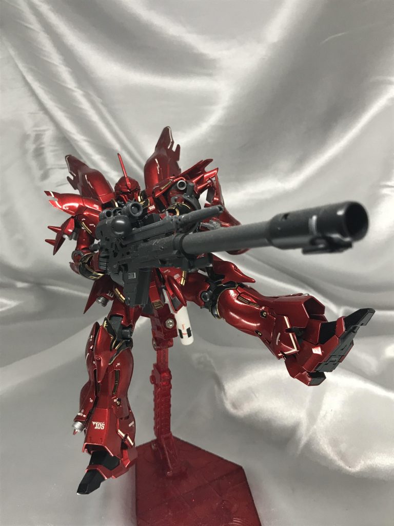 武器はビームライフルと、システムウェポン?のロケットバズーカです。
シナンジュといえばこの重武器がたまりません(///▽///)