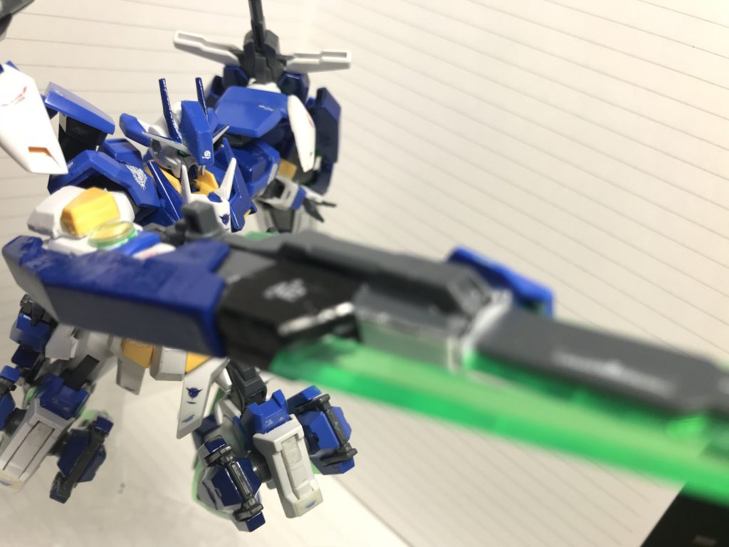 セブンソード２つ買ってるので、/G片方改造して、アメエクのGNソードくっつけました。