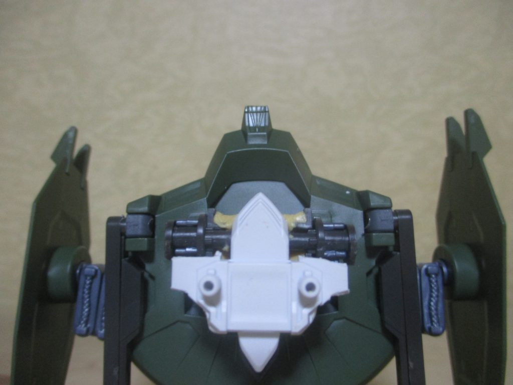 強襲形態のバックパックの裏は、こういう感じに製作してます。