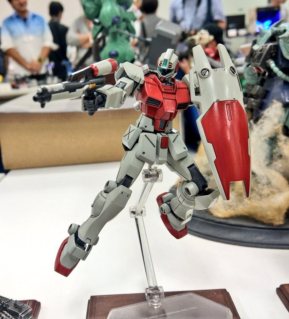 2018年の八潮模型展示会にて。

デカールが間に合わなかった模様。