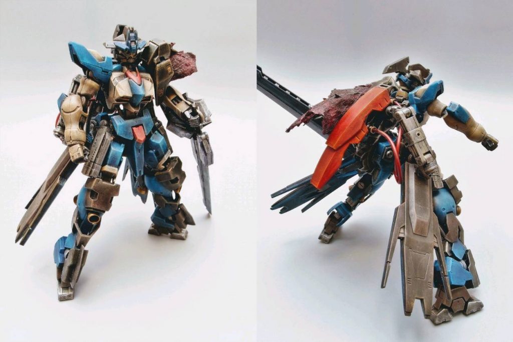 MA討伐を主に請け負う渡り鳥であるジャック。出身の火星北部コロニーがMAに襲われ全滅、復讐のために遺跡盗掘を繰り返しこのガンダムを手に入れたという。左肩アーマーは所属していたコロニー自警団の上官(生死不明)の乗機のもの。