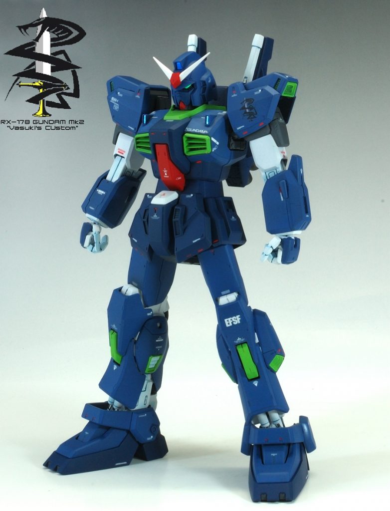 MG ガンダムMkⅡ Ver2.0 ヴァースキ大尉専用機　塗装済み完成品–9枚目/制作者：@sary19720910