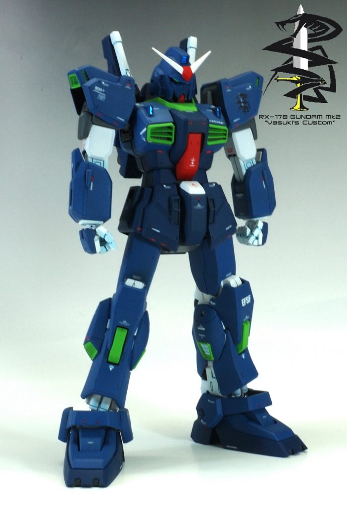 MG ガンダムMkⅡ Ver2.0 ヴァースキ大尉専用機　塗装済み完成品–2枚目/制作者：@sary19720910