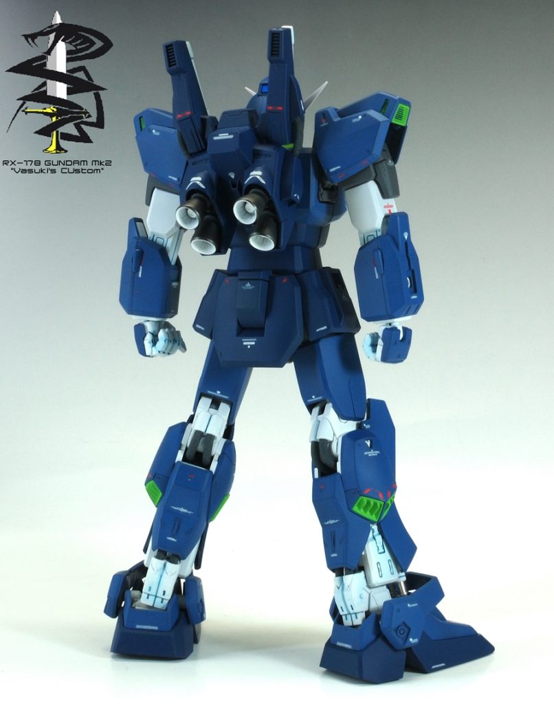 MG ガンダムMkⅡ Ver2.0 ヴァースキ大尉専用機　塗装済み完成品–3枚目/制作者：@sary19720910