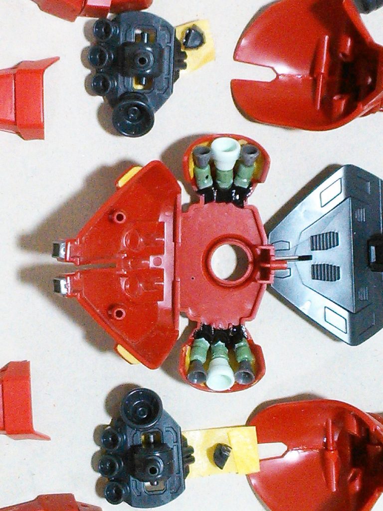 バーニアーのディテール追加。