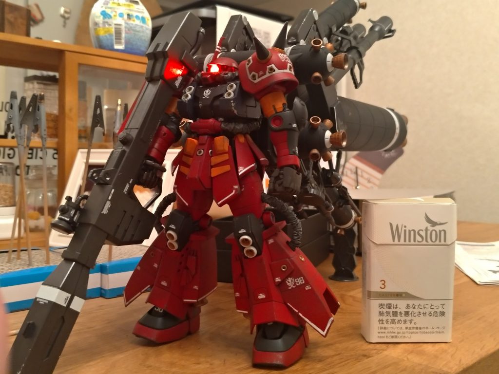 サイコザクって男の子よね…
ちなみにミライト無理矢理ぶち込んだので頭デコピンすると頭吹っ飛びます