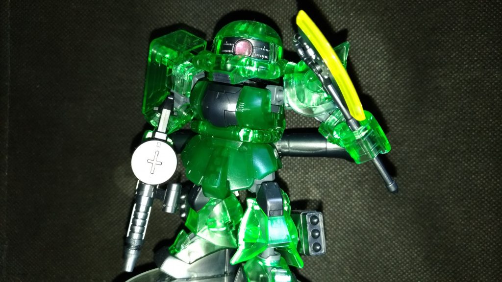 ザクⅡにはちんちくりん等身の方が似合う気がする。